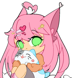 Flat colored half-body