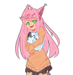 Half body colored sketch